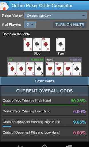 CardsChat Poker Odds Calculator 3