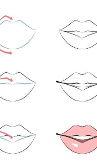 Comment dessiner les lèvres étape par étape 1