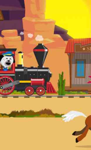Comomola Train du Far-West - Jeu pour enfants! 1