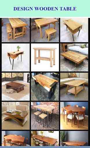 Conception de table en bois 1