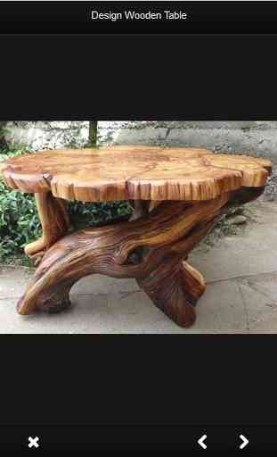 Conception de table en bois 2