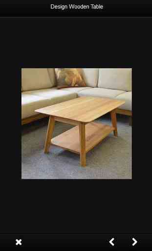 Conception de table en bois 3