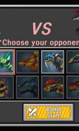 Dino Robot Battle Arena : Dinosaur game 2