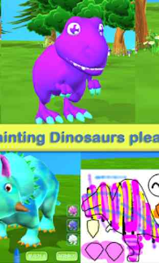 Dinosaur Coloring 3D - AR Camera 4