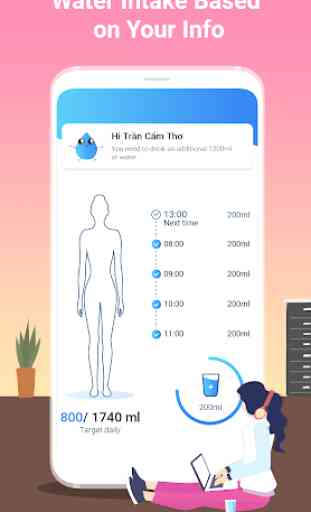 Drink Water: Water Tracker, Water Reminder App 2