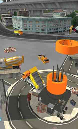 Grand Bridge Construction Simulator - Crane Driver 2