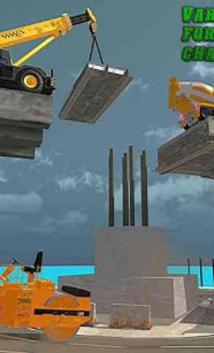 Grand Bridge Construction Simulator - Crane Driver 3