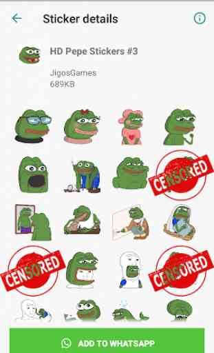 HD Pepe Meme Stickers - WAStickerApps 4