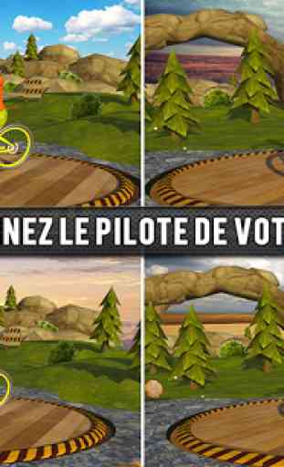 Hors route BMX Vélo Course: Cascades Avenant 3D 1