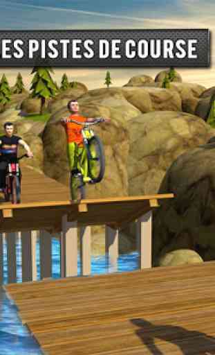 Hors route BMX Vélo Course: Cascades Avenant 3D 4