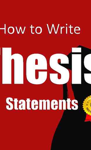 How To Write a Thesis Statement 1