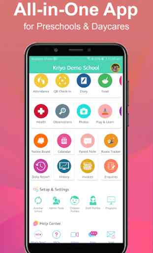 Kriyo - Preschool & Daycare Management App 2