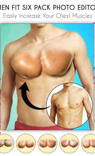 Man Fit Body Editor - Six Pack Abs Body Style 3