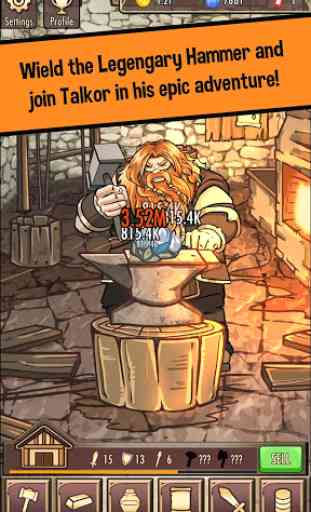 Medieval Clicker Blacksmith - Best Idle Tap Games 1