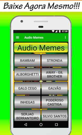 Memes Brasil - Áudios, Botão, Sons, Player 4