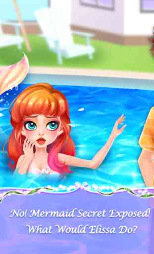 Mermaid Princess Love Story Dress Up & Salon Game 4