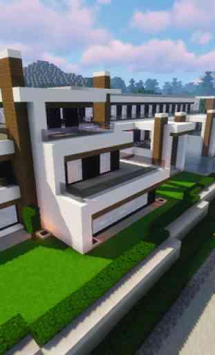 New Modern House For Minecraft - Free Offline 1