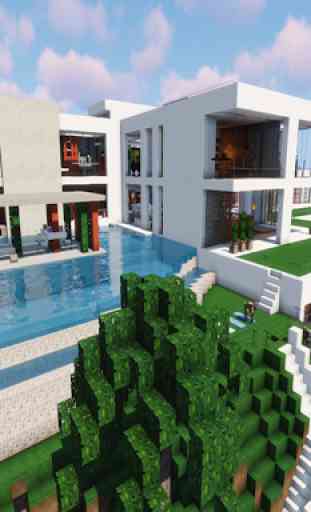 New Modern House For Minecraft - Free Offline 2