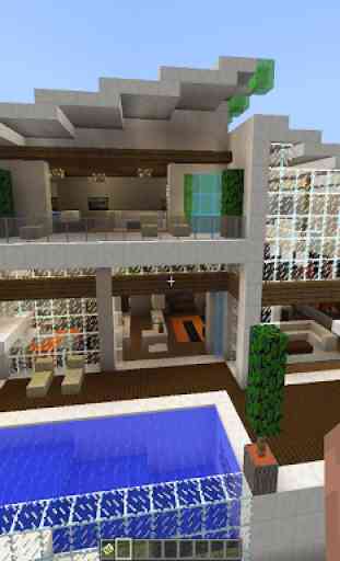 New Modern House For Minecraft - Free Offline 3
