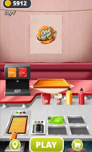 One Burger Cooking Game 3