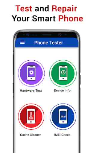 Phone tester – Test my mobile & Diagnose Android 1