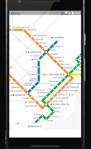 Plan du métro de Montréal 2