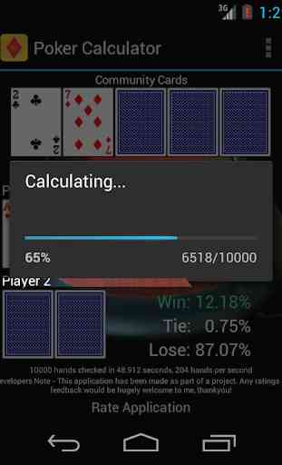 Poker Hand Odds Calculator 2