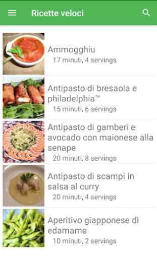 Ricette veloci di cucina gratis in italiano. 1
