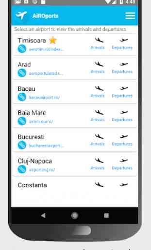 Romanian Airports - Daily Flight Times 2