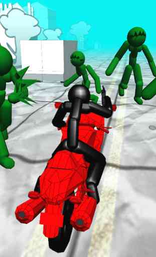Stickman Zombie: Motorcycle Racing 1