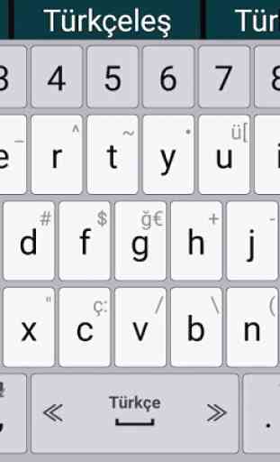 Turkish Language Pack for AppsTech Keyboards 1