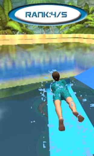 Waterpark Slate Stunts : Racing in Slates 3
