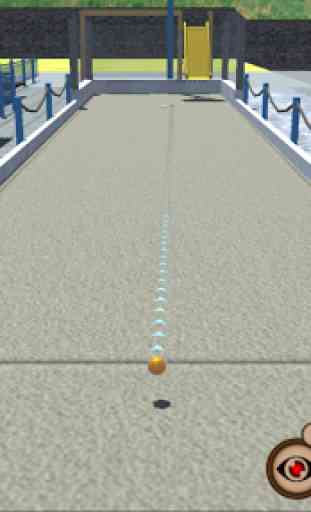 3D Bocce Ball : Simulateur hybride bowling/curling 2
