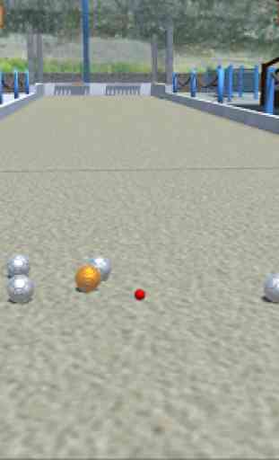 3D Bocce Ball : Simulateur hybride bowling/curling 4