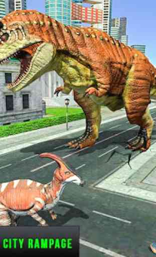3D Dinosaur Rampage: Destroy City As Real Dino 1