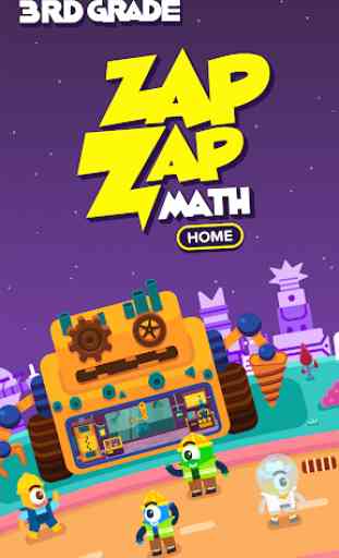 3rd Grade Math: Fun Kids Games -  Zapzapmath Home 1