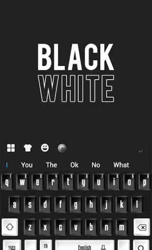 Black White Keyboard 1