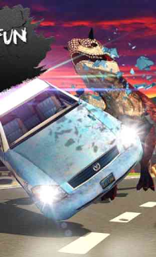 City Dino Attack: dinosaures jurassiques 4
