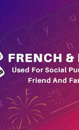 Clavier français 2019, clavier personnalisé, Emoji 1
