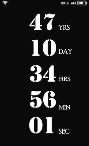 Countdown Death Timer Clock 1