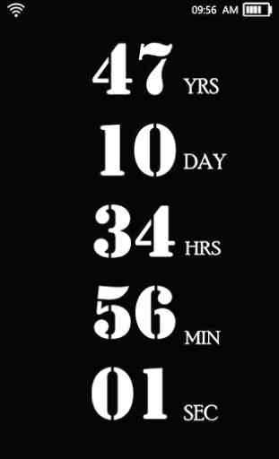 Countdown Death Timer Clock 4