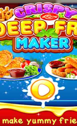 Crispy Deep Fry Maker - Carnival Food Cooking game 1