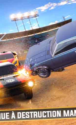 Démolition Racing Car Crash Stunts 4