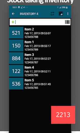 Easy Barcode inventory and stock take PRO 2