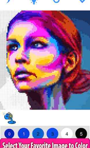 Fashion Color by Number-Pixel Art Sandbox Coloring 3