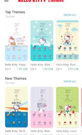 Hello Kitty Themes Store 2
