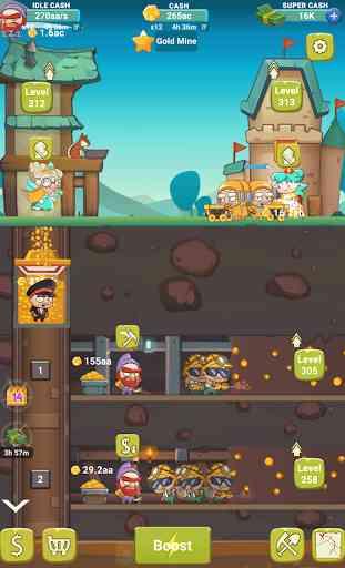 Idle Digging - Gold Miner Tycoon 1