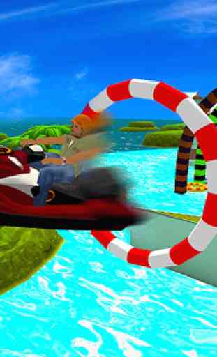 Jet Ski Racing: cascades en bateau à moteur 4