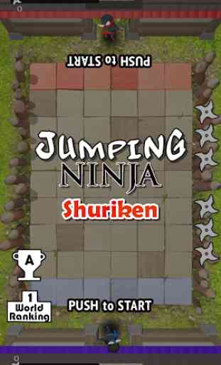 Jumping Ninja Shuriken : two Player game 1