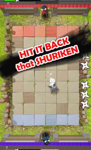 Jumping Ninja Shuriken : two Player game 2